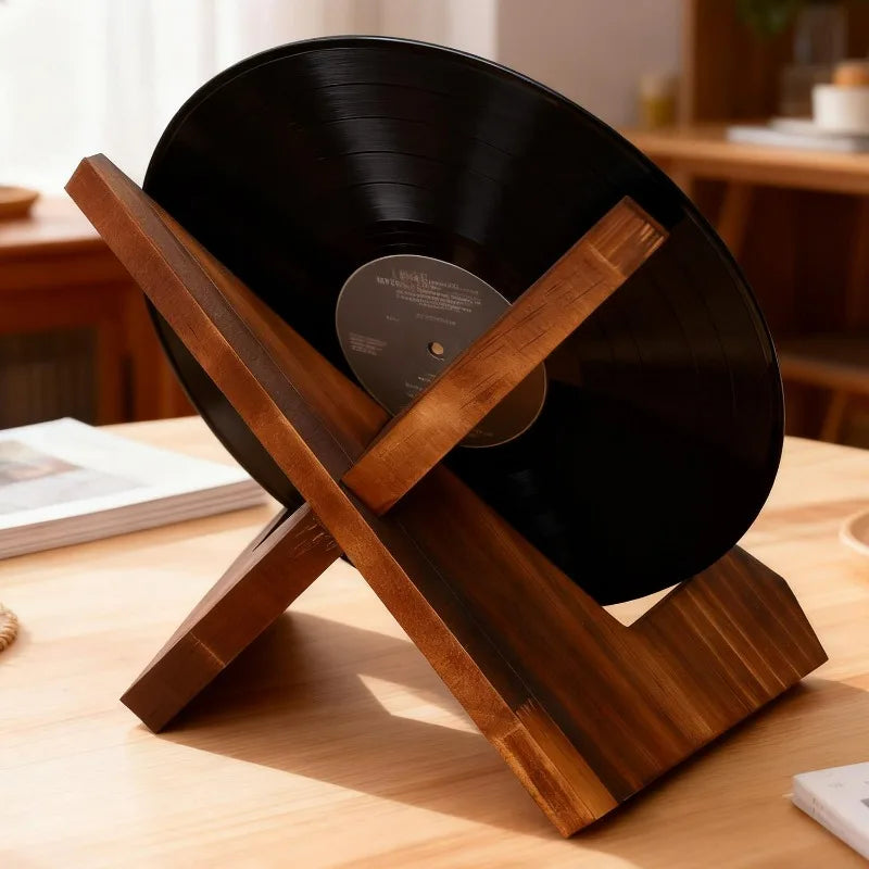 Support horloge en bois